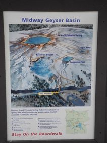 Übersichtsplan Midway Geyser Basin